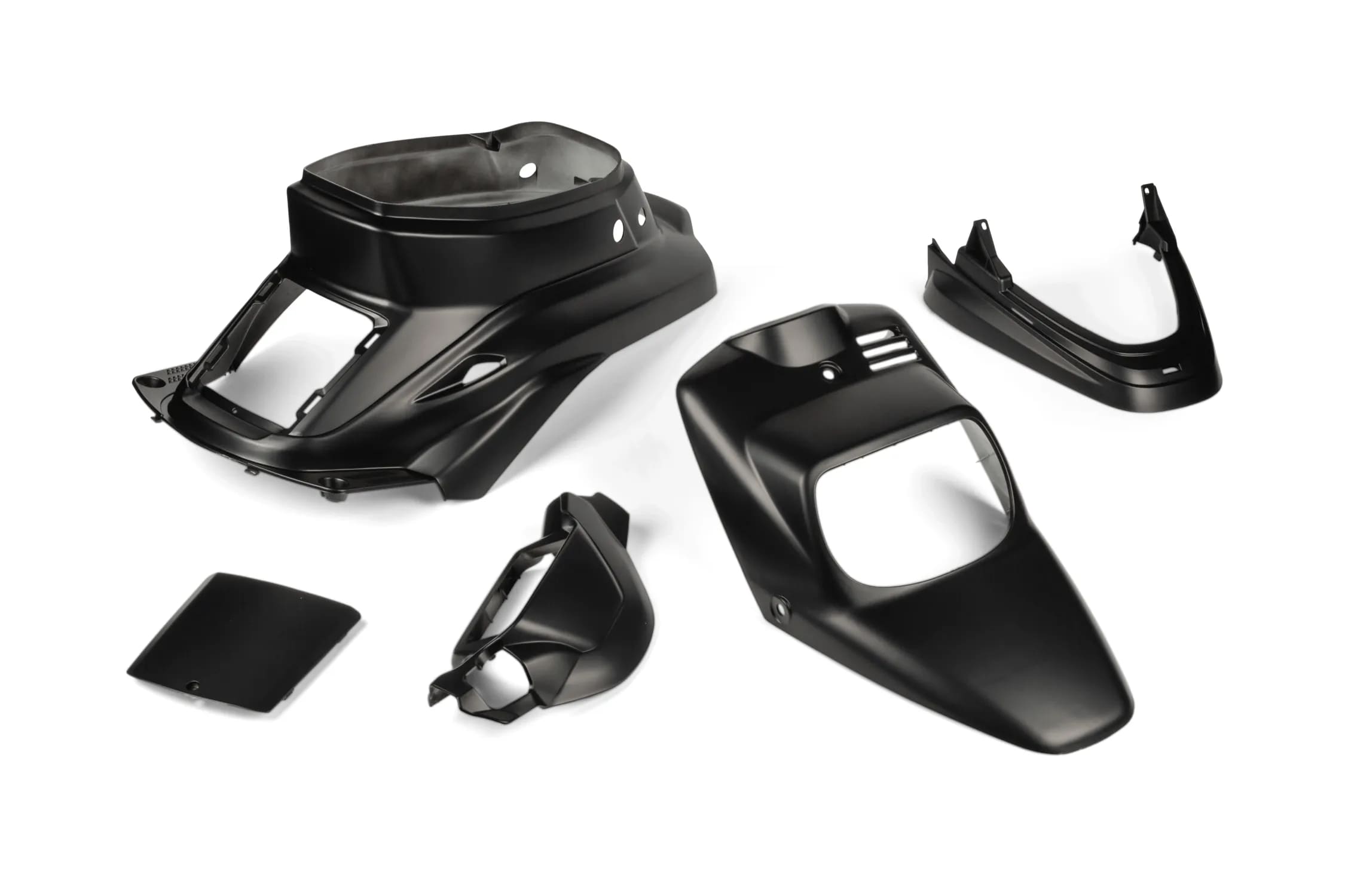 STR-990/BM Kit carena Yamaha BW's fino al 2004 nero opaco 5 pezzi