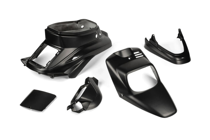 STR-990/BM Kit carena Yamaha BW's fino al 2004 nero opaco 5 pezzi