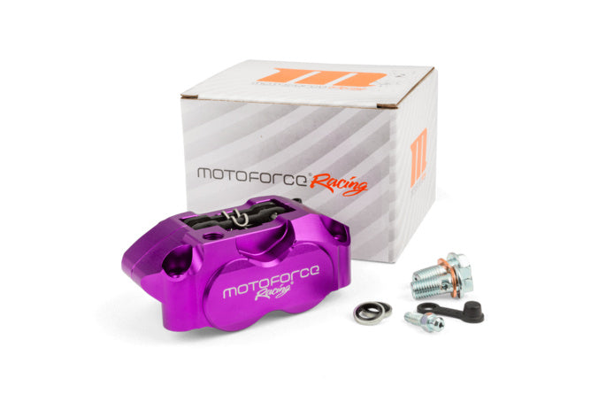 MF45.00103/PU Pinza freno a 4 pistoncini MotoForce Racing viola - Billaricambi SRLS
