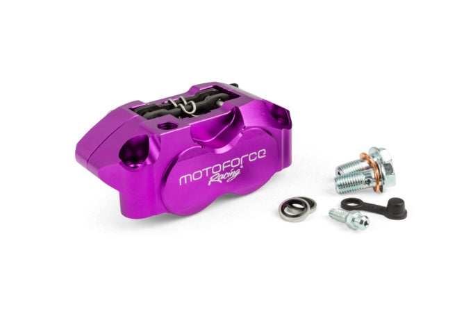 MF45.00103/PU Pinza freno a 4 pistoncini MotoForce Racing viola