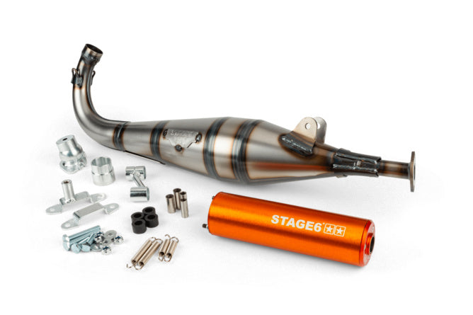 S6-9117402/OR Scarico Stage6 StreetRace Peugeot 103 SPX Arancione