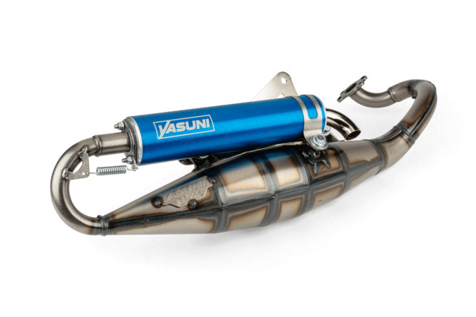 YAS225A Scarico Yasuni R Peugeot liegend / Morini Blu - Billaricambi SRLS