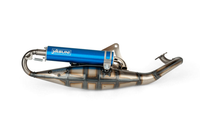 YAS225A Scarico Yasuni R Peugeot liegend / Morini Blu
