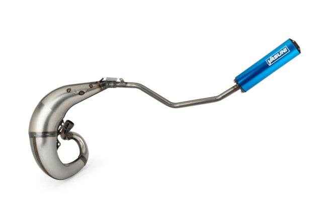 YAS807TD-25 Yasuni Cross ML Exhaust Yamaha DT 50 Blue