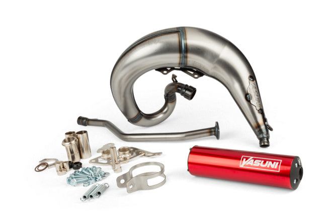 YAS807TE-25 Yasuni Cross ML Exhaust Yamaha DT 50 Red