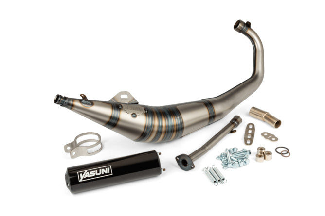 YAS903TH Yasuni R1 Exhaust Yamaha TZR 50 Black
