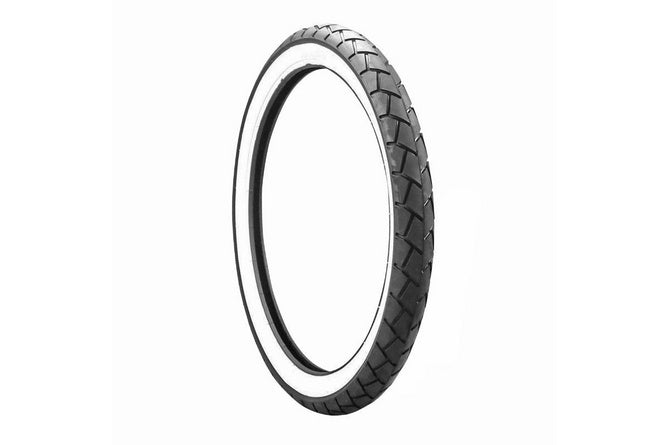 PNEU-MIT168870 Pneumatico ciclomotore 2,50-17“ (2 1/2-17) Mitas MC11 con banda bianca TL/TT 43J