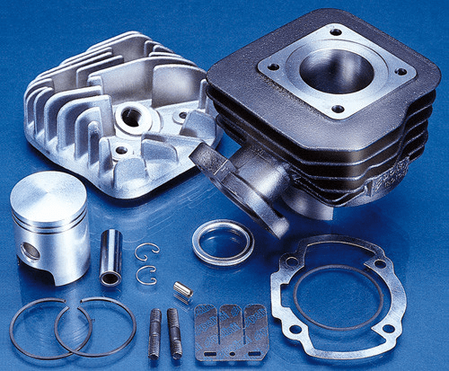 142.0148 Polini 50cc cylinder kit d.40 Peugeot Buxy 50 cast iron air stroke 39.1