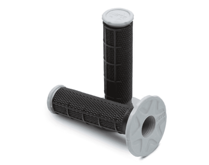024849 dual dens grips for offroad 1/2 waffle blk/grey