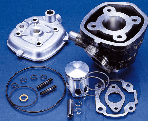 166.0094 gruppo termico polini 50cc d.40 benelli 491 50 rr, racing, sp, sport ghisa h2o corsa 39,2