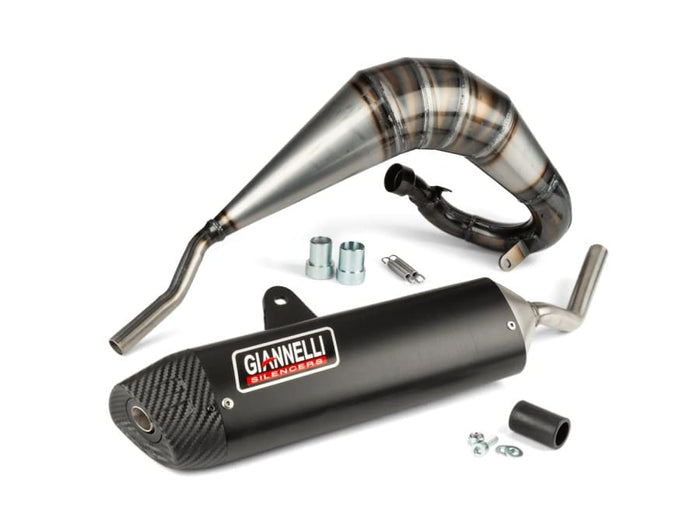 GIA34093HF/BK Marmitta con silenziatore Giannelli Enduro nero Fantic Motor XE Euro 5, COD: GIA34093HF/BK