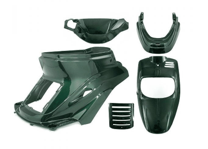 366199 kit carene 5 pezzi carena spirit verde giaguaro