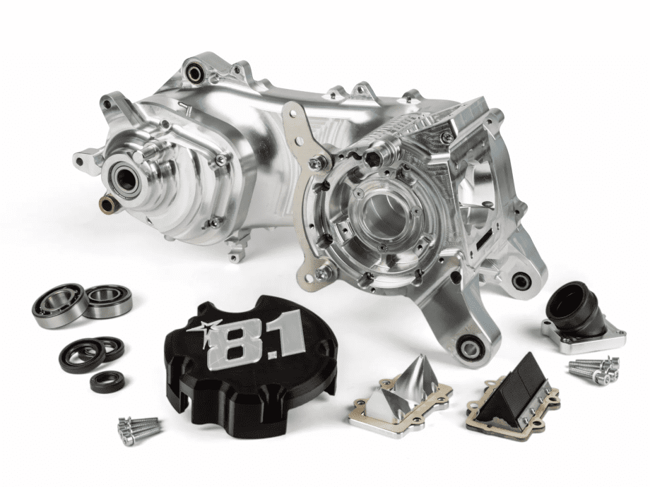 OPU014 Carter motore CNC Ottopuntouno Fireblade 100cc Piaggio ruota 10"