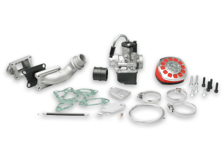 1610692 carburetor kit malossi phbl 25 b vespa pk 125 reed valve to cylinder 1st series