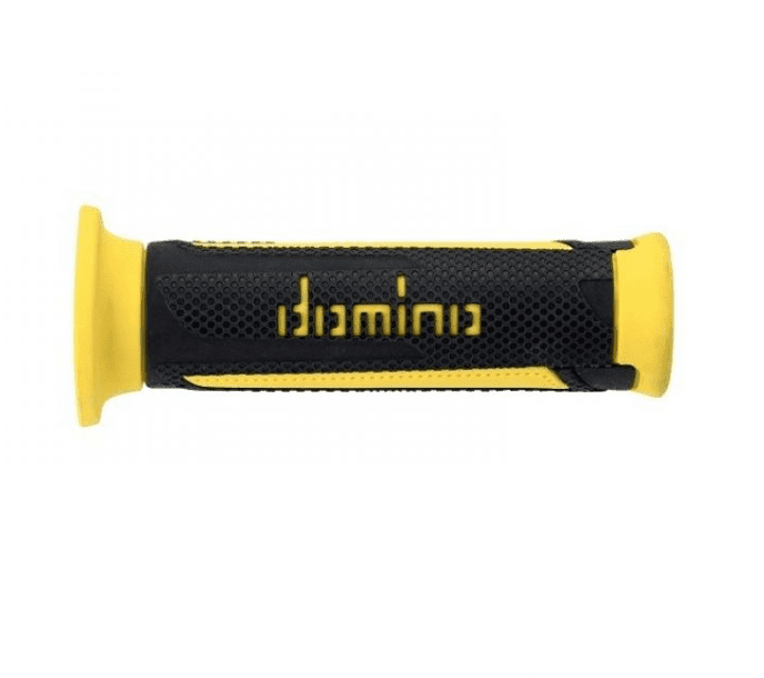 a35041c4770c7-0 pair of anthracite/yellow domino road touring grips