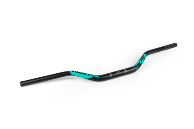 S6-197016/TU Manubrio motocross 28mm Stage6 Nero / Turchese