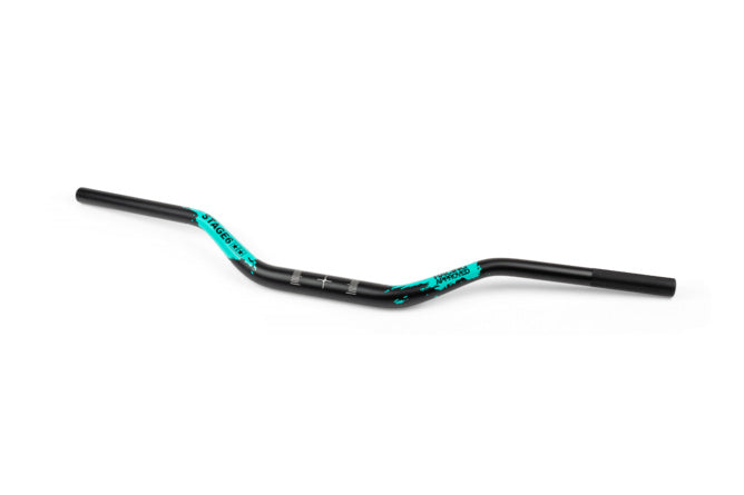 S6-197016/TU Manubrio motocross 28mm Stage6 Nero / Turchese