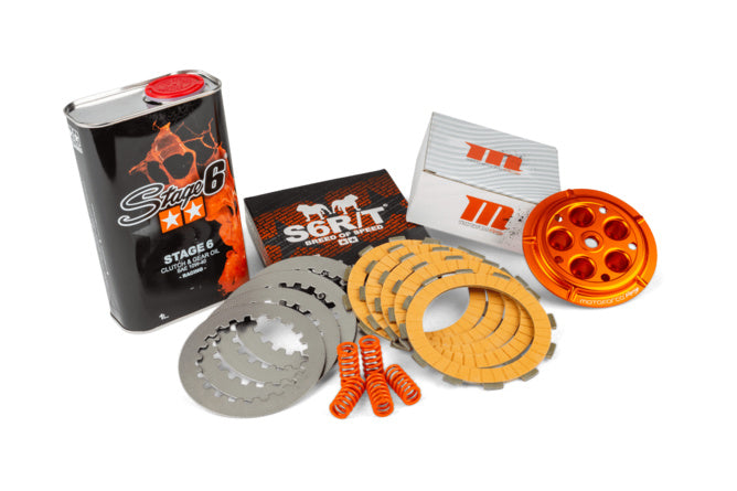 S6-5059302/PACK2 Frizione, piastra + olio CNC Stage6 R/T Derbi