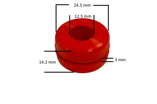 SP-41047 Gomma radiatore Rieju / Sherco rosso (x1)