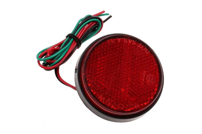 SP-93202 Catadiottro rotondo 58mm con LED rosso
