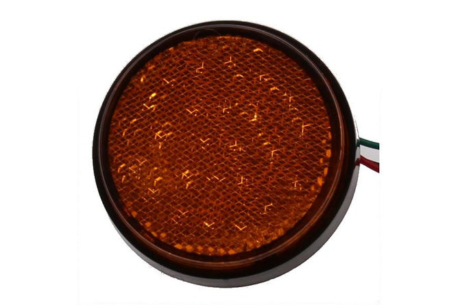 SP-93203 Catadiottro rotondo 58mm con LED arancione