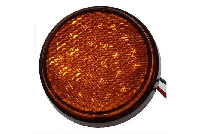 SP-93203 Catadiottro rotondo 58mm con LED arancione