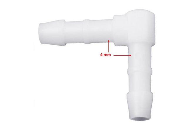 SP-94539 Raccordo tubo 90° - 4mm (x1)
