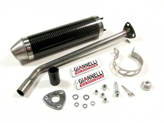 GIA34650HF Silenziatore Giannelli Enduro Derbi DRD Pro SM 2006 Carbon