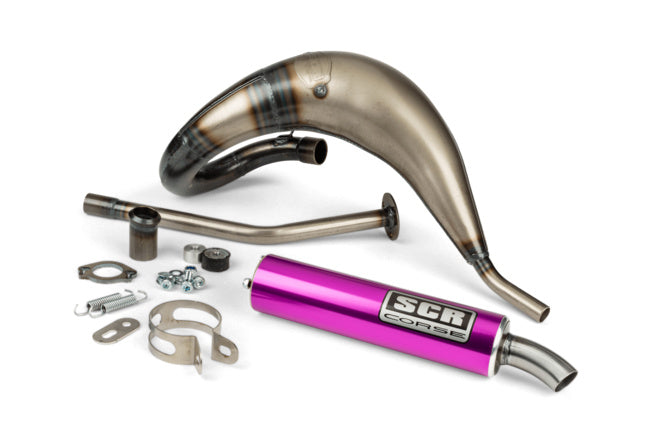 SCR-CR3811/PU Scarico SCR Corse Handmade Cross 50-70 Derbi viola