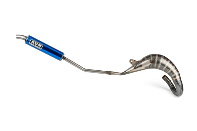 SCR-CR3813/BL Scarico SCR Corse Handmade Cross 50-70 Sherco 50 blu