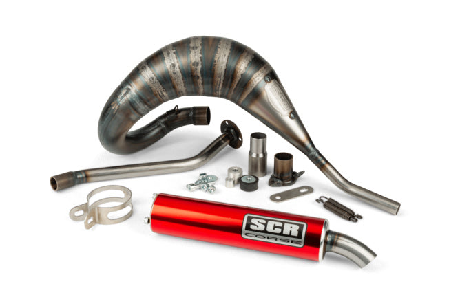 SCR-CRR3824/RE Scarico SCR Corse RL Cross 70 - 80 Beta RR fino 2012 Rosso