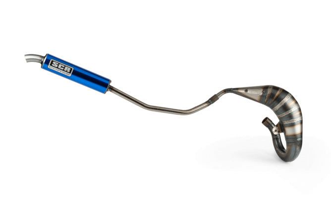 SCR-CRR3860/BL Scarico SCR Corse Racing Line Cross 70-80 Rieju MRT blu