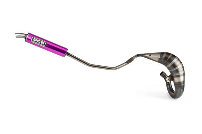 SCR-CRR3860/PU Scarico SCR Corse Racing Line Cross 70-80 Rieju MRT viola