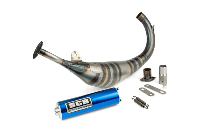 SCR-RSM3772/BL Scarico SCR Corse Racing Line 70-80 AM6 blu