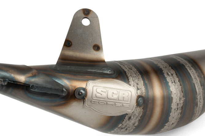 SCR-RSM3773/RE Scarico SCR Corse Racing Line 70-80 Derbi rosso