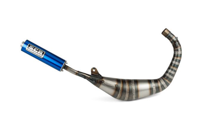 SCR-RSM3920/BL Scarico SCR Corse Racing Line 80-90 Derbi blu