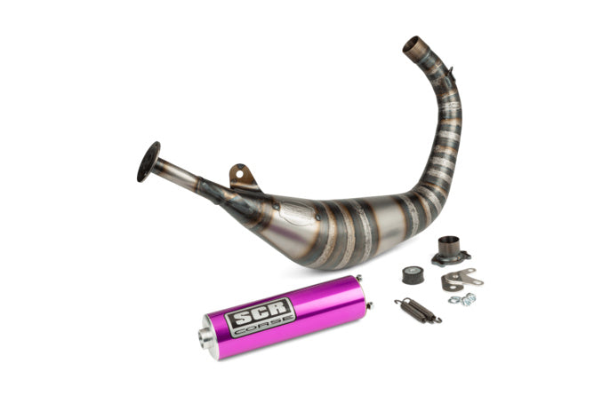 SCR-RSM3920/PU Scarico SCR Corse Racing Line 80-90 Derbi viola