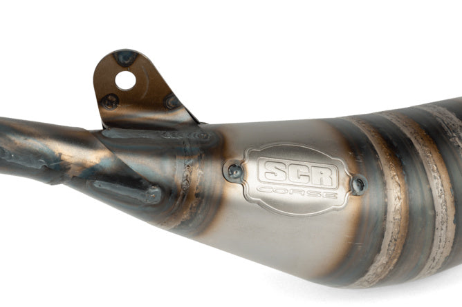 SCR-RSM3920/RE Scarico SCR Corse Racing Line 80-90 Derbi rosso