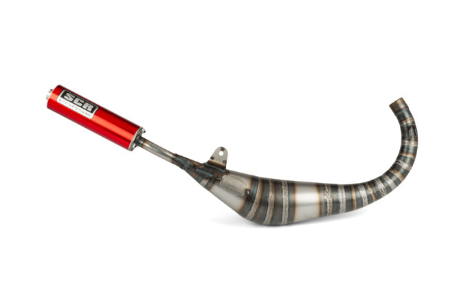 SCR-RSM3921/RE Scarico SCR Corse Racing Line 80-90 AM6 rosso