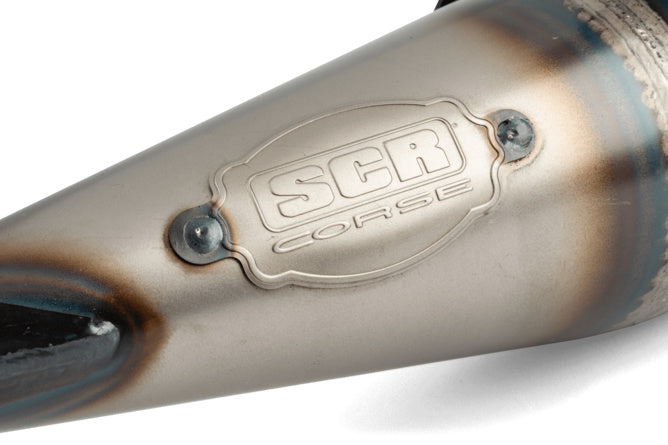 SCR-SC3796/BL Scarico SCR Corse Handmade 70 Piaggio blu