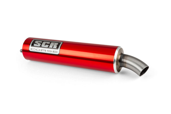 SCR-SIL300/RE Silenziatore SCR Corse Scooter rosso