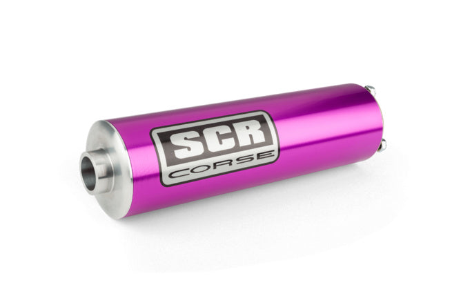 SCR-SIL320/PU Silenziatore corto SCR Corse viola