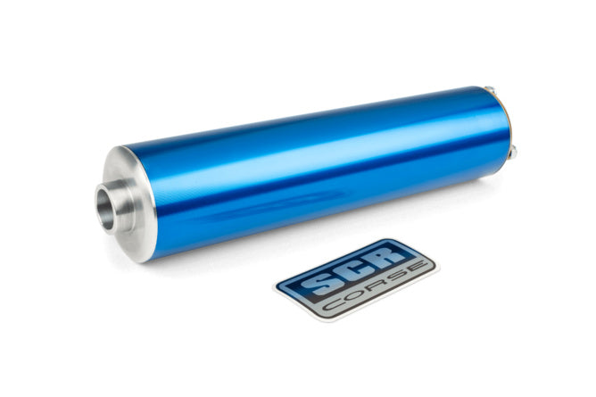 SCR-SIL325/BL Silenziatore lungo SCR Corse blu