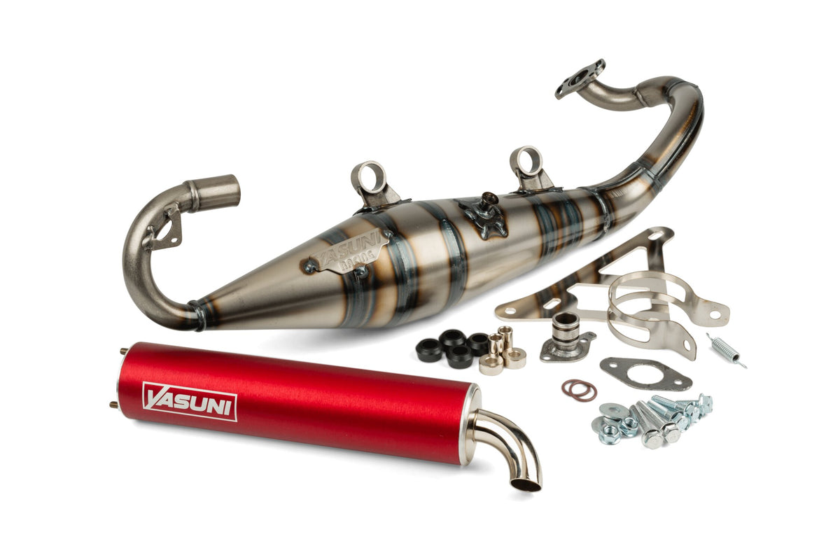 YAS225R-RPRO Scarico Yasuni R-Pro Peugeot liegend / Morini Rosso