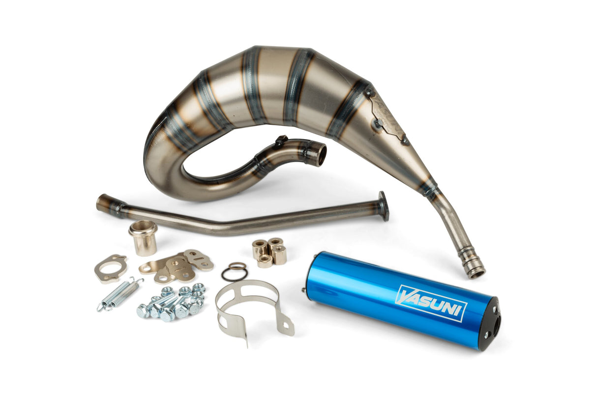 YAS233TD Scarico Yasuni Cross HM Derbi Senda Blu
