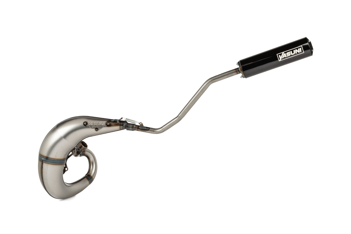 YAS807TH-19 Yasuni Exhaust Cross ML Beta RR-T / Rieju SMX Black Left