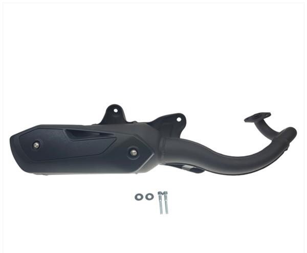 TG030725013 Scarico Tecnigas Silent Pro Peugeot orizzontale Nero
