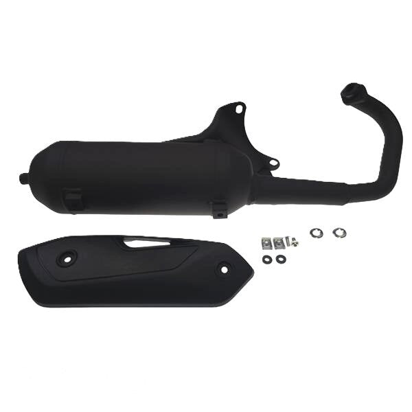 TG030704013 Scarico Tecnigas Silent Pro Scooter Piaggio Nero