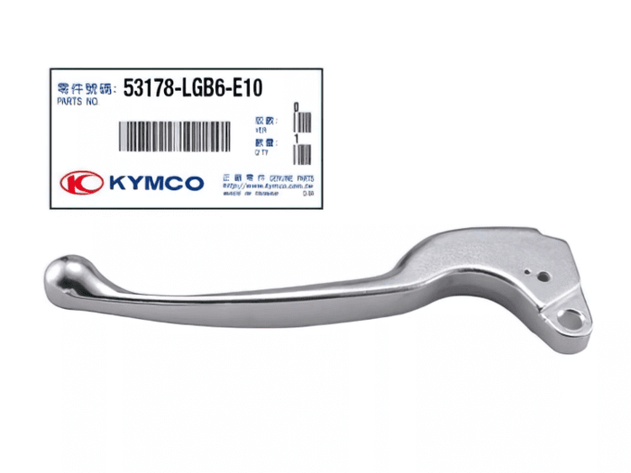 341115 Leva Freno sinistra (Tamburo) - ricambio originale Kymco Agility / Like 50/125cc argento, COD: '341115