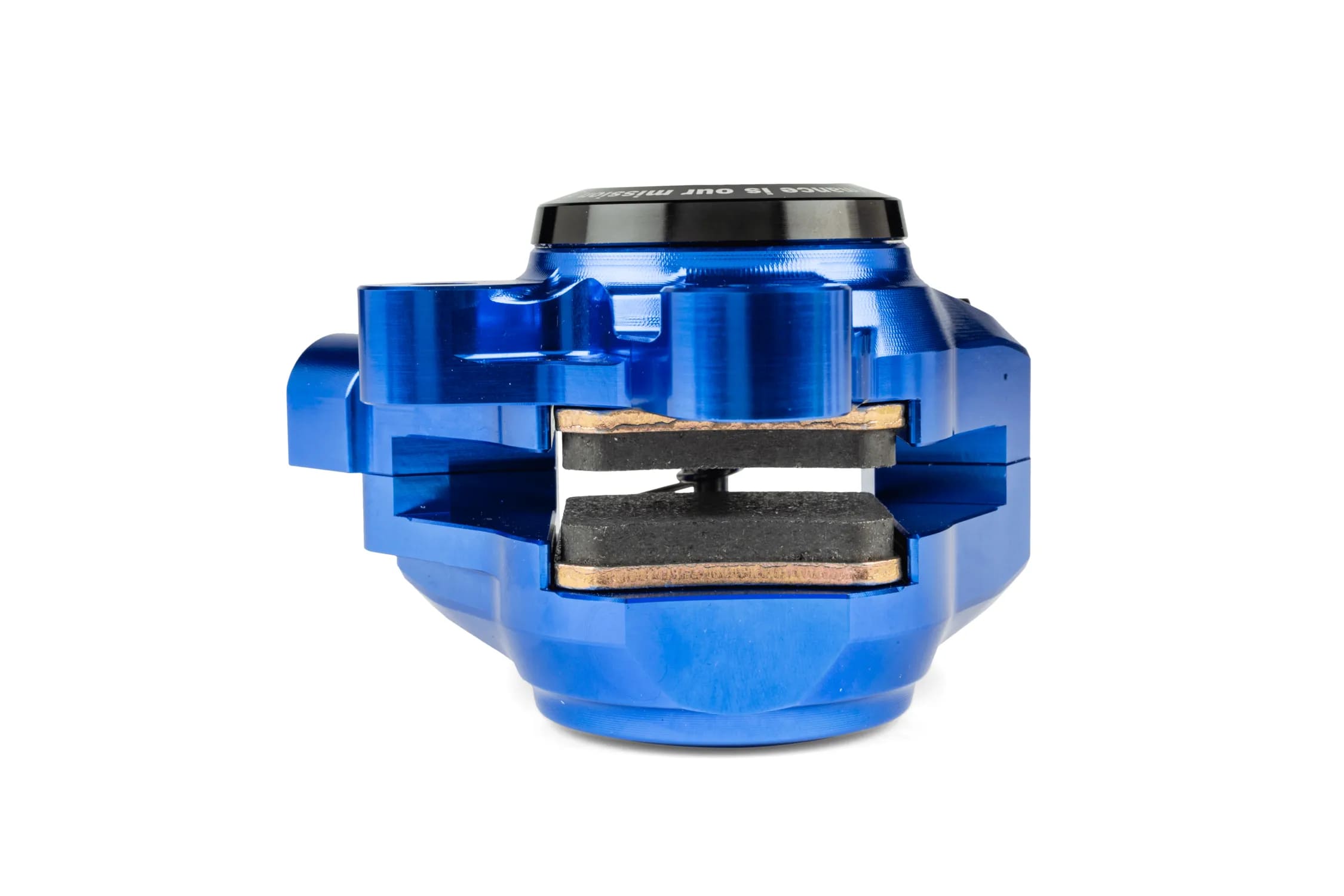 S6-1400381/BL Pinza freno anteriore alluminio CNC Stage6 Minarelli / Piaggio / Peugeot blu